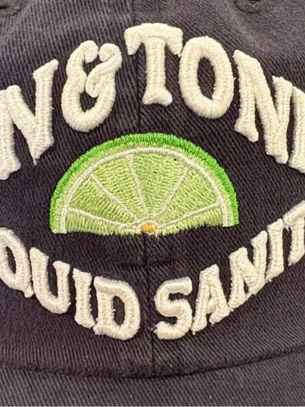 American Needle Gin & Tonic Liquid Sanity Navy Baseball Cap Hat NW